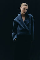 Wool Cashmere Double-Faced Coat