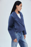 Wool Cashmere Double-Faced Coat