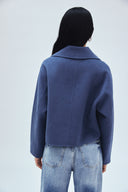 Wool Cashmere Double-Faced Coat
