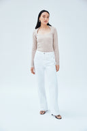 Wool Cashmere Sweetheart Sweater