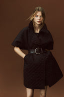 Quilted Cape Coat