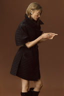 Quilted Cape Coat