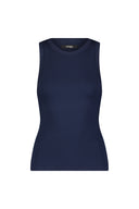 ribbed racerback tank navy