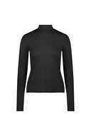 Tissue Jersey Turtleneck Black