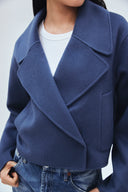 Wool Cashmere Double-Faced Coat