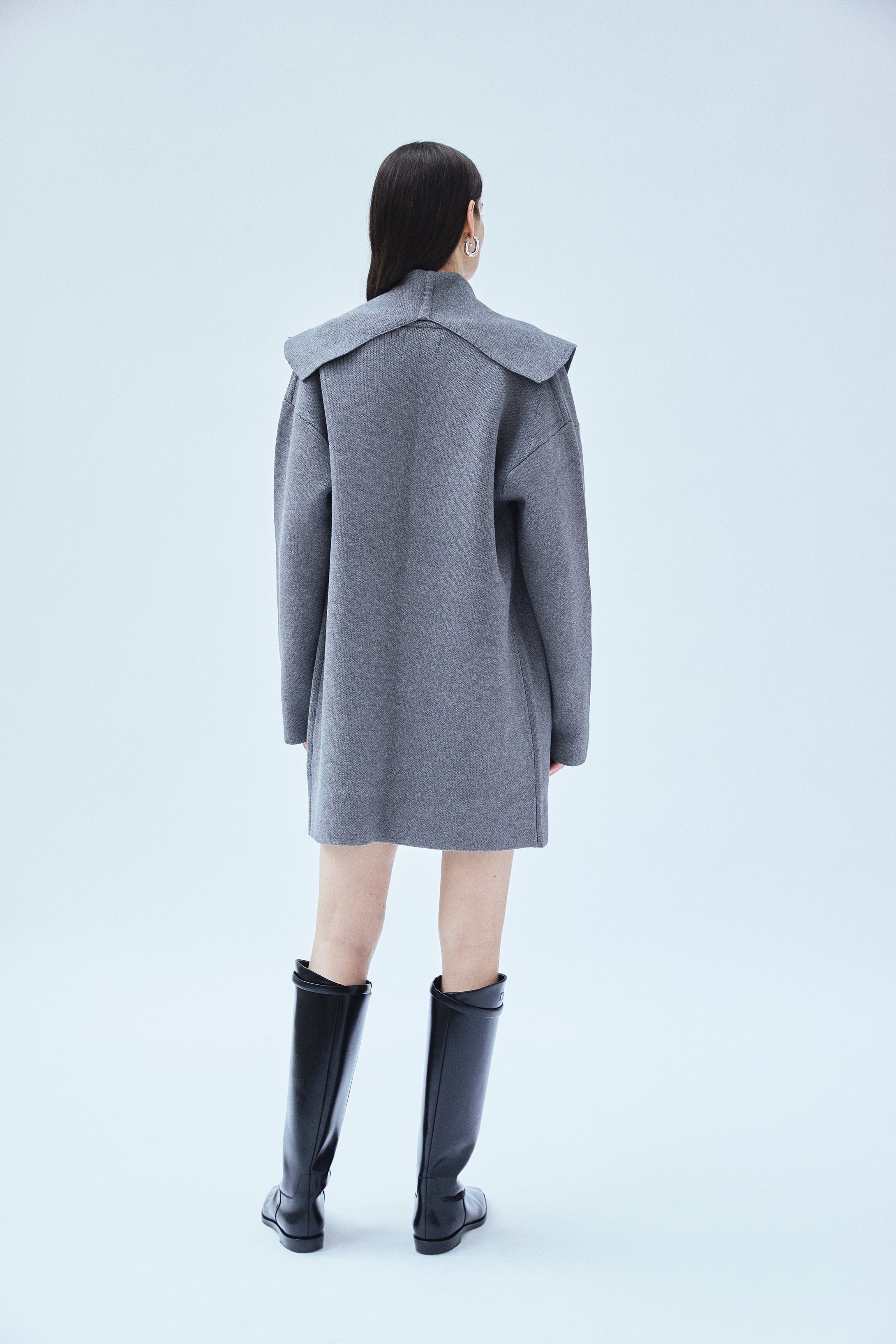 Shawl Collar Sweater Coat – MAYSON the label