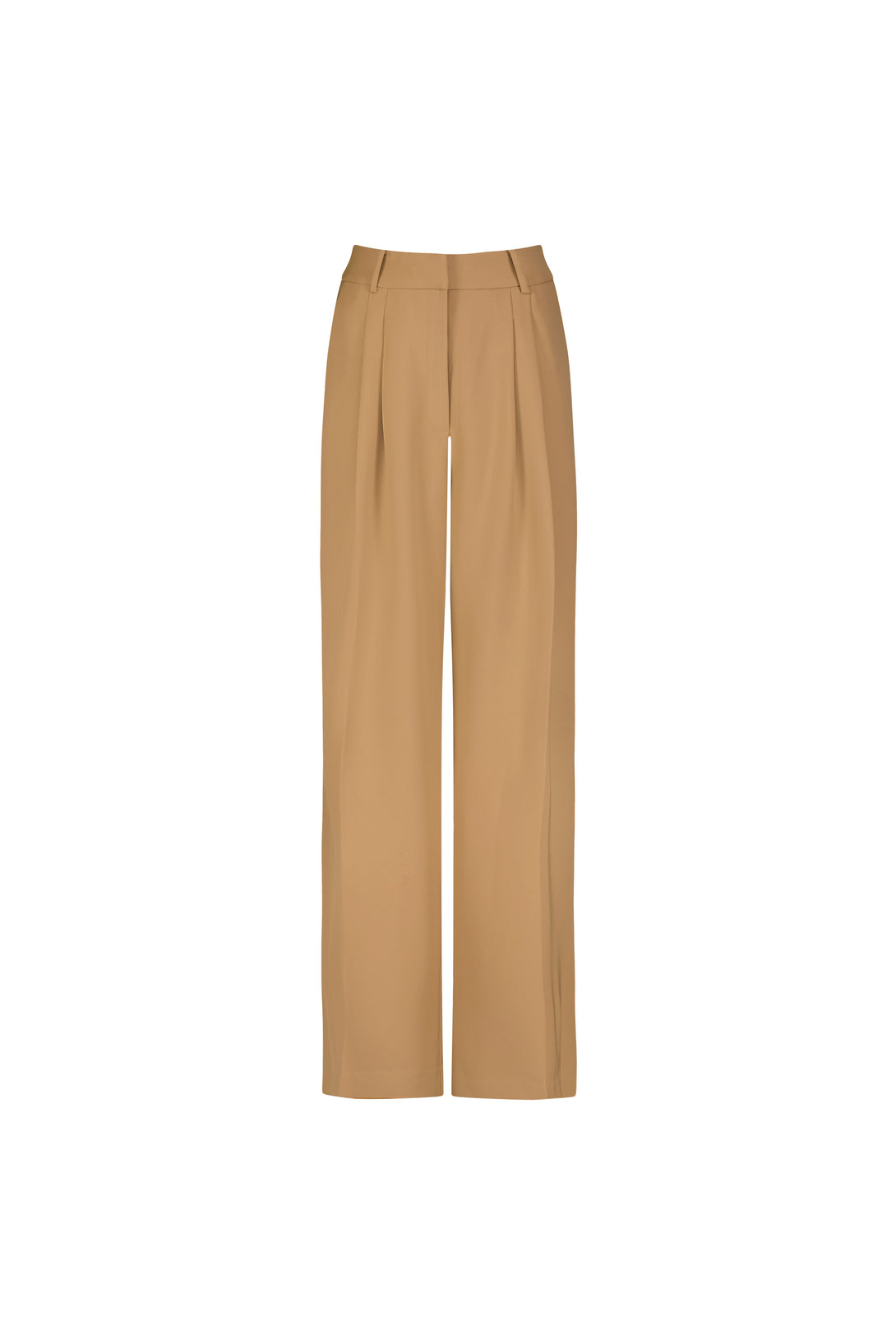 twill trousers camel