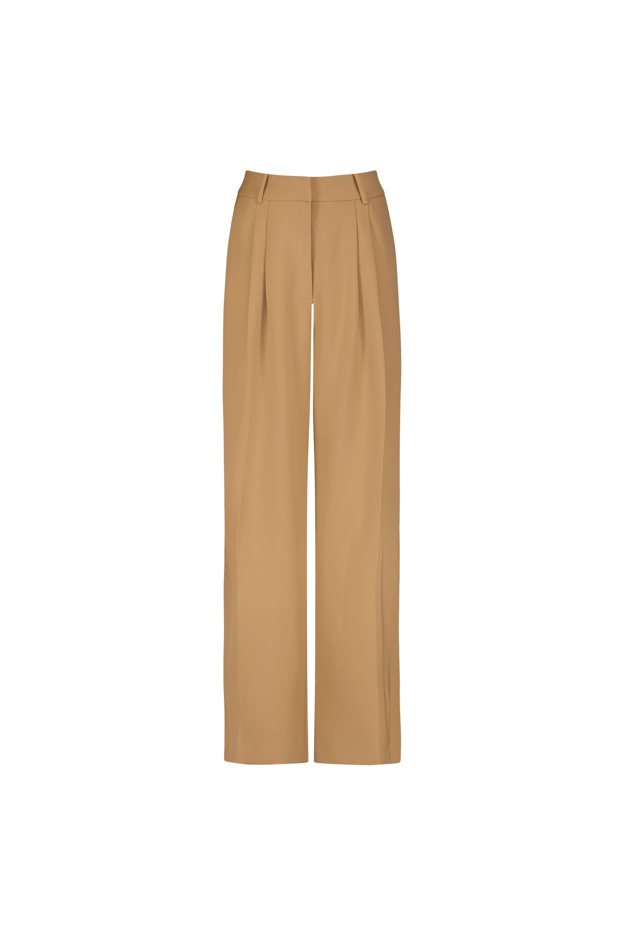 twill trousers camel